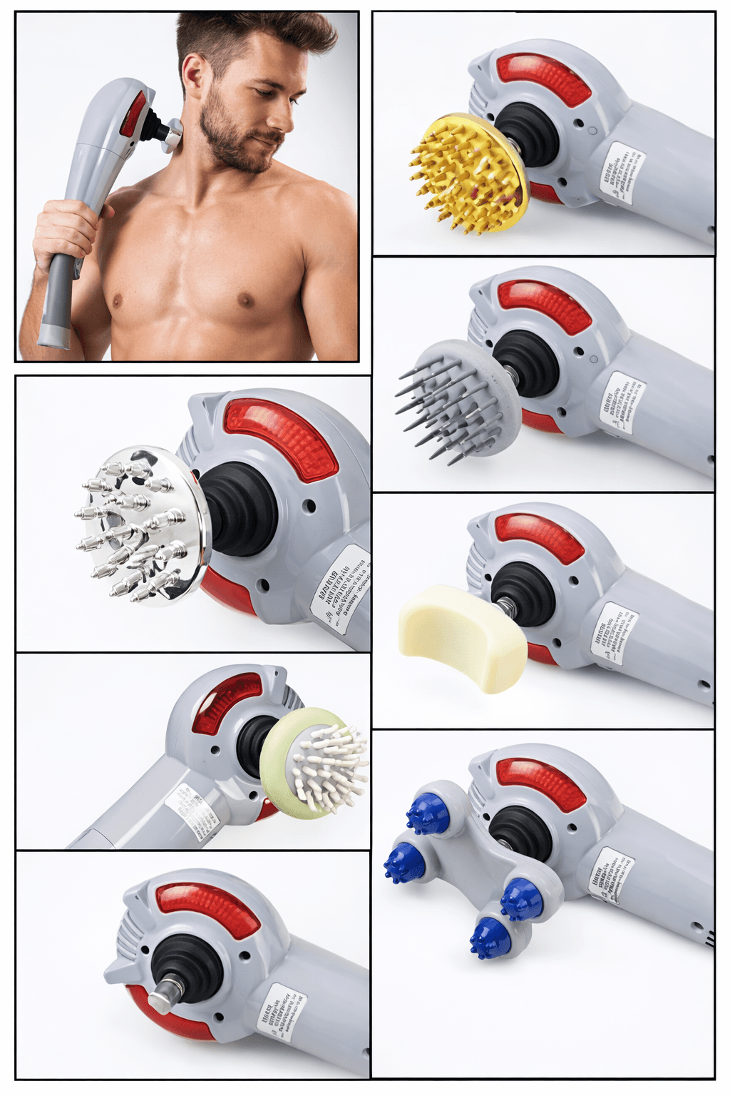 Magic Massager 8 in 1 جهاز ماجيك مساج لتخفيف الإجهاد وآلام العضلات، صورة 5