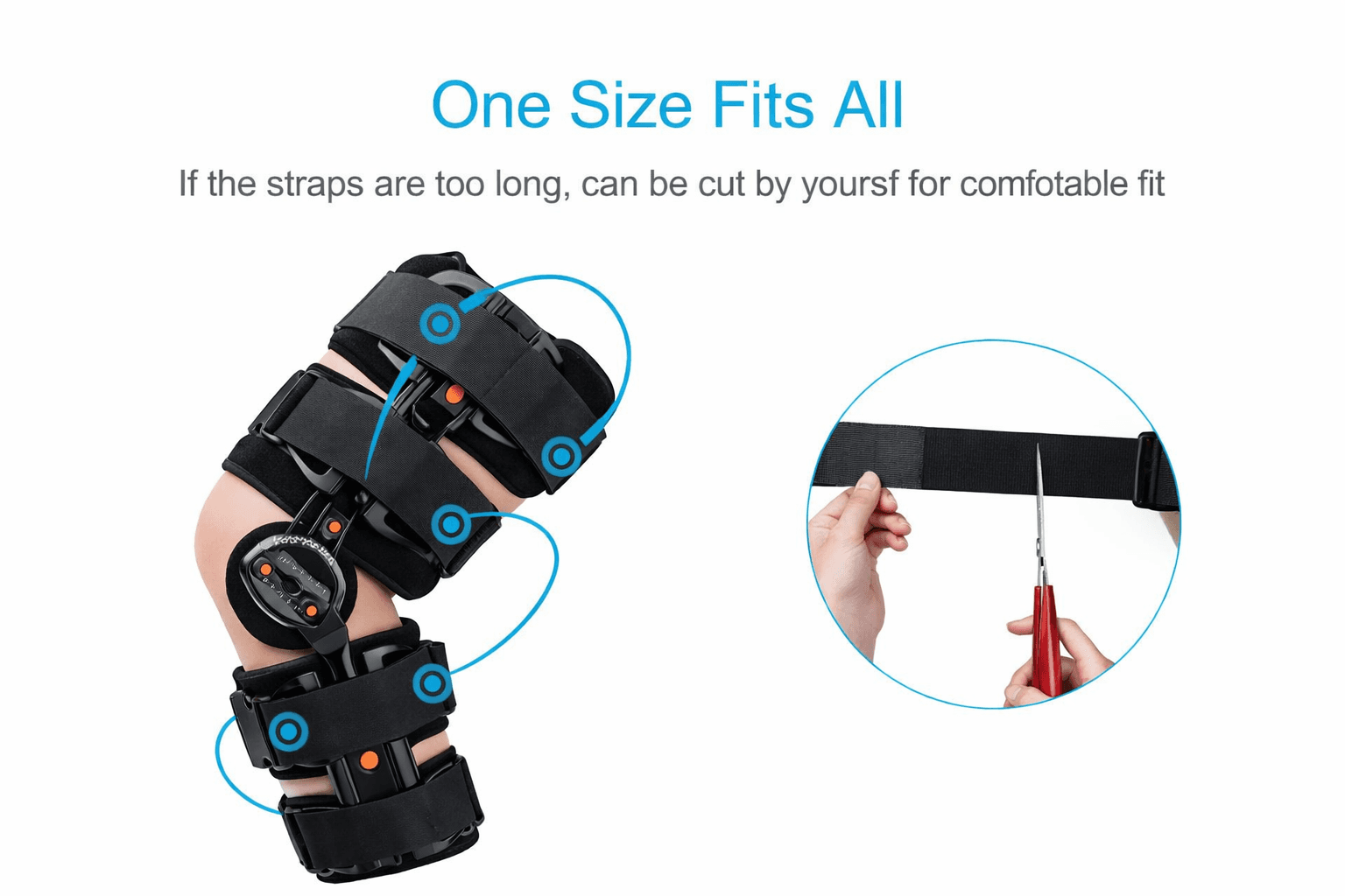 Knee Hinged Brace دعامة ركبة مفصلية لدعم مفصل الركبة وتقليل الألم، صورة 4