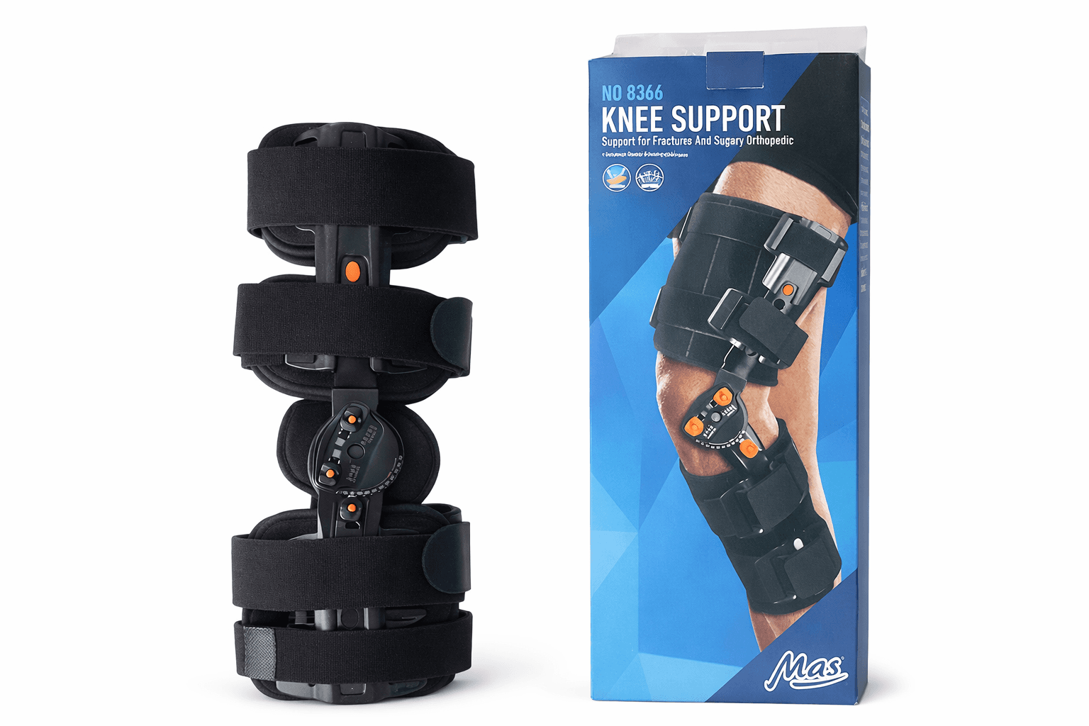 Knee Hinged Brace دعامة ركبة مفصلية لدعم مفصل الركبة وتقليل الألم، صورة 3