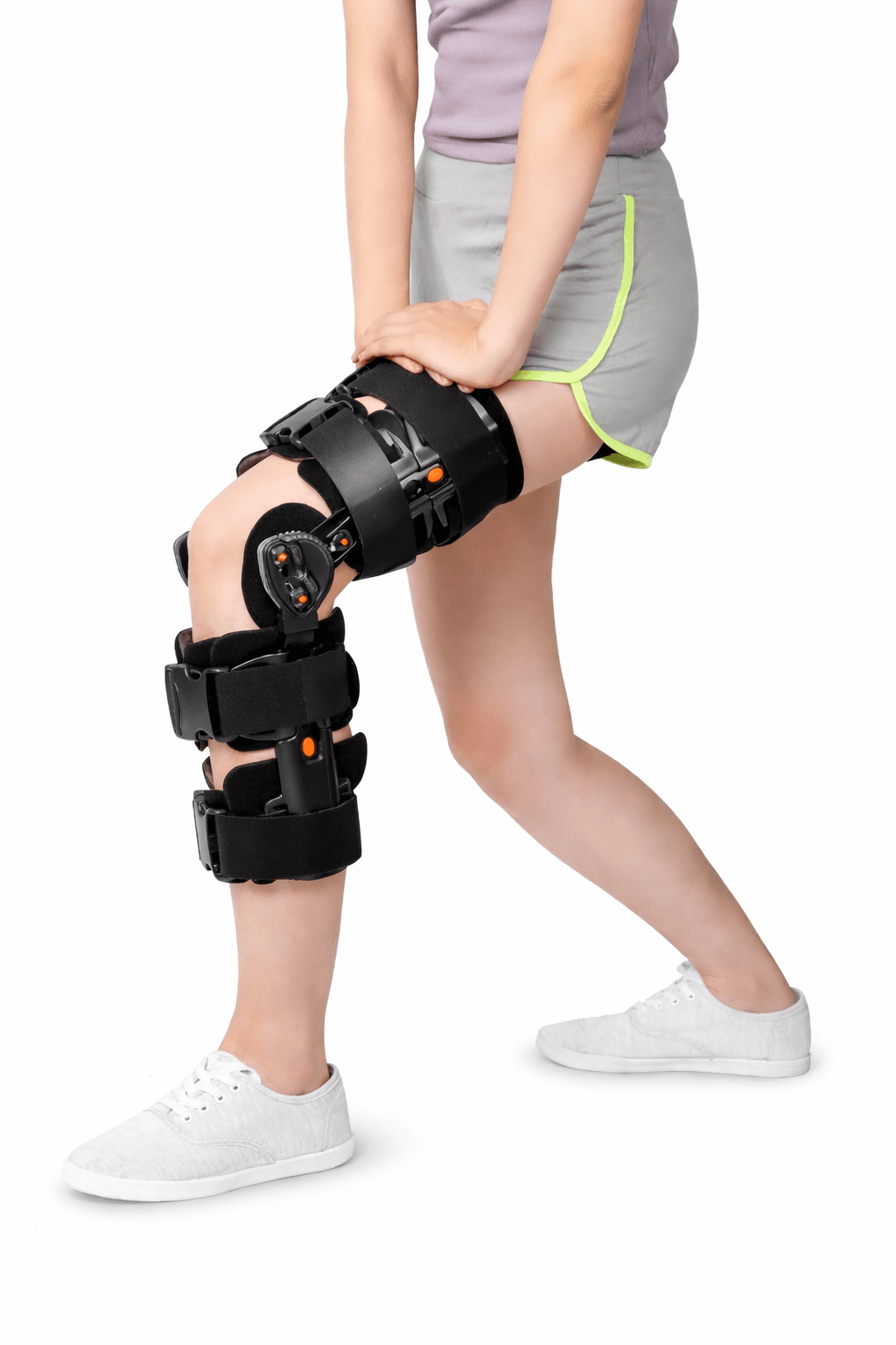 Knee Hinged Brace دعامة ركبة مفصلية لدعم مفصل الركبة وتقليل الألم، صورة 6