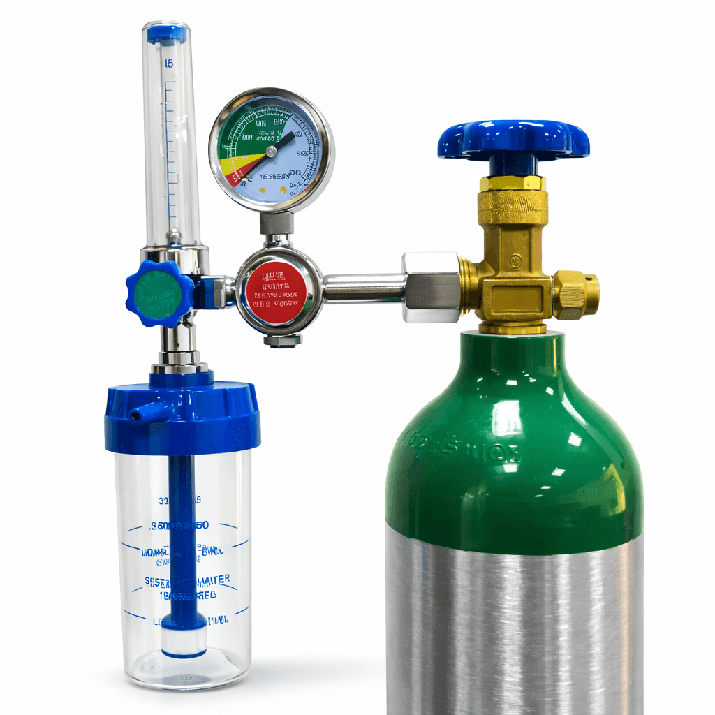 Medical Oxygen Regulator منظم أكسجين طبي للتحكم الدقيق في التدفق، صورة 3