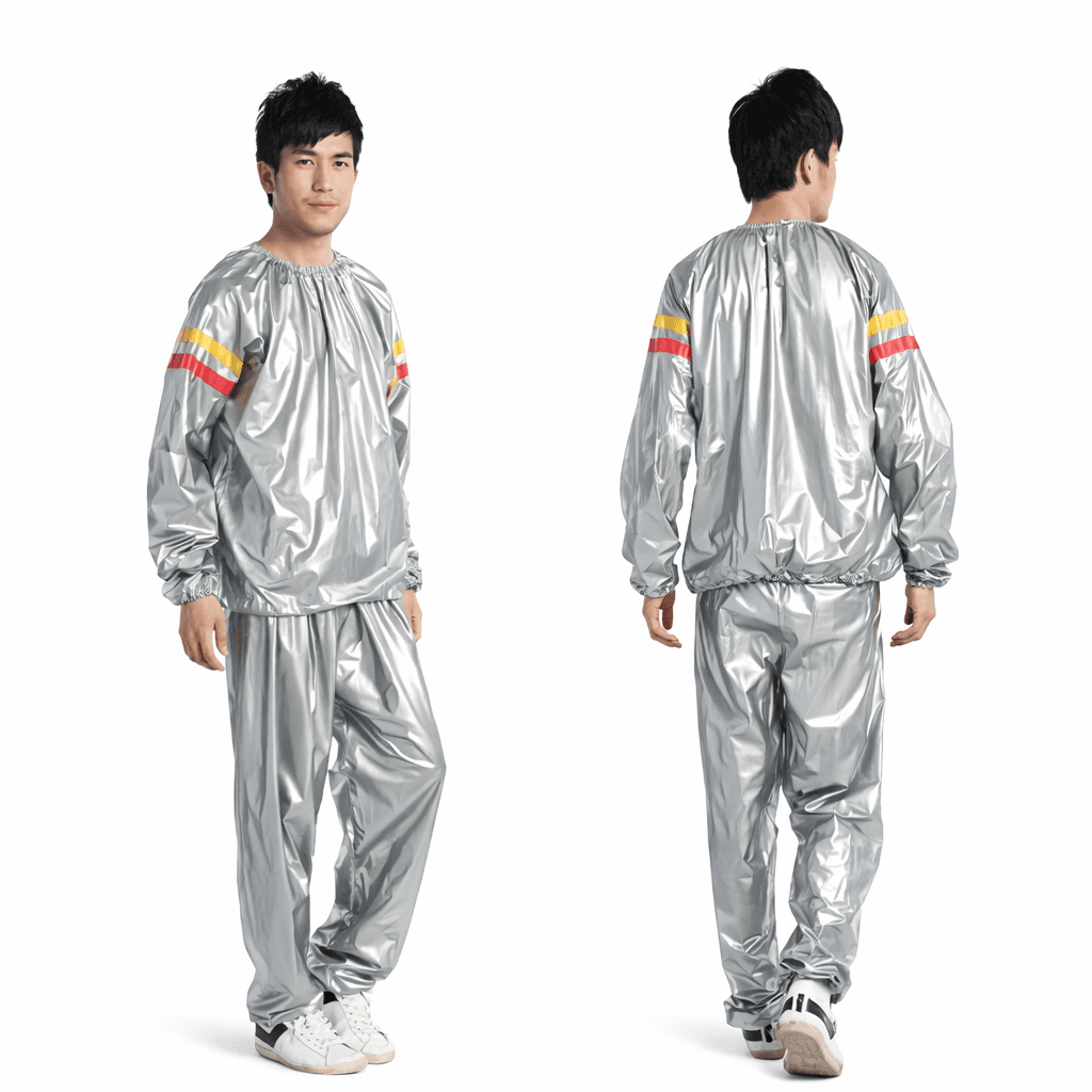 Sauna Suit Silver بدلة سونا حرارية قطعتين، صورة 5