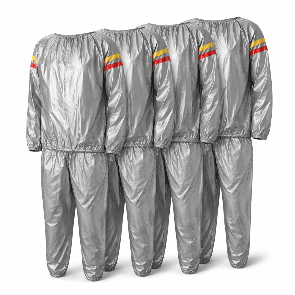 Sauna Suit Silver بدلة سونا حرارية قطعتين، صورة 2