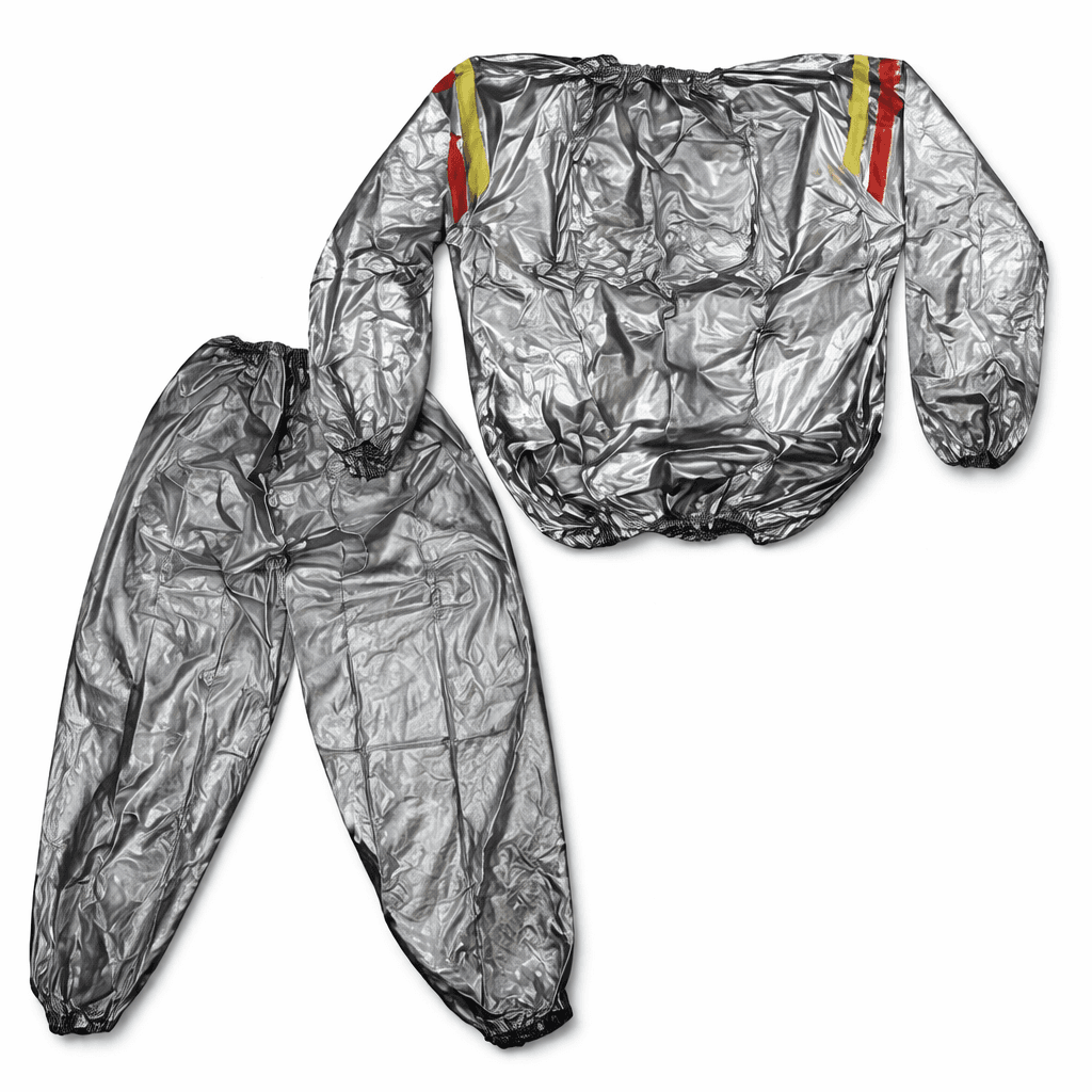 Sauna Suit Silver بدلة سونا حرارية قطعتين، صورة 6