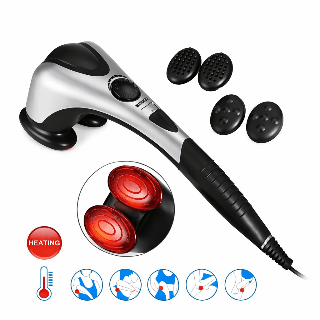 Double Head Massager جهاز مساج كهربائي حراري مزدوج، صورة 8