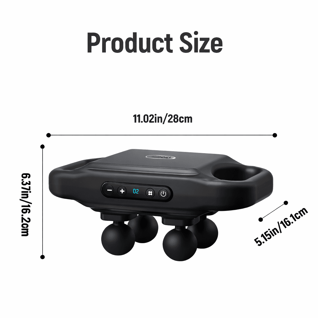 Quad Muscle Massager جهاز مساج رباعي عميق لاسترخاء العضلات، صورة 2