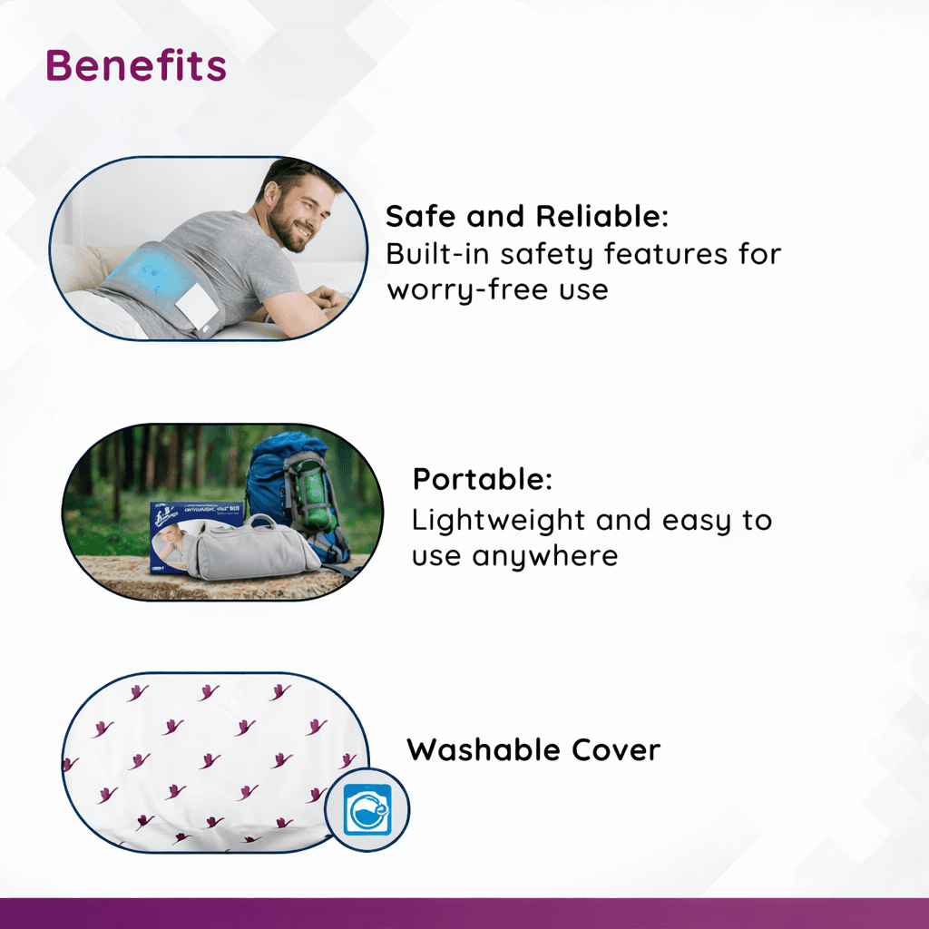 Electric Heating Pad وسادة تسخين كهربائية طبية لتخفيف آلام العضلات والمفاصل وتحسين الدورة الدموية، صورة 5