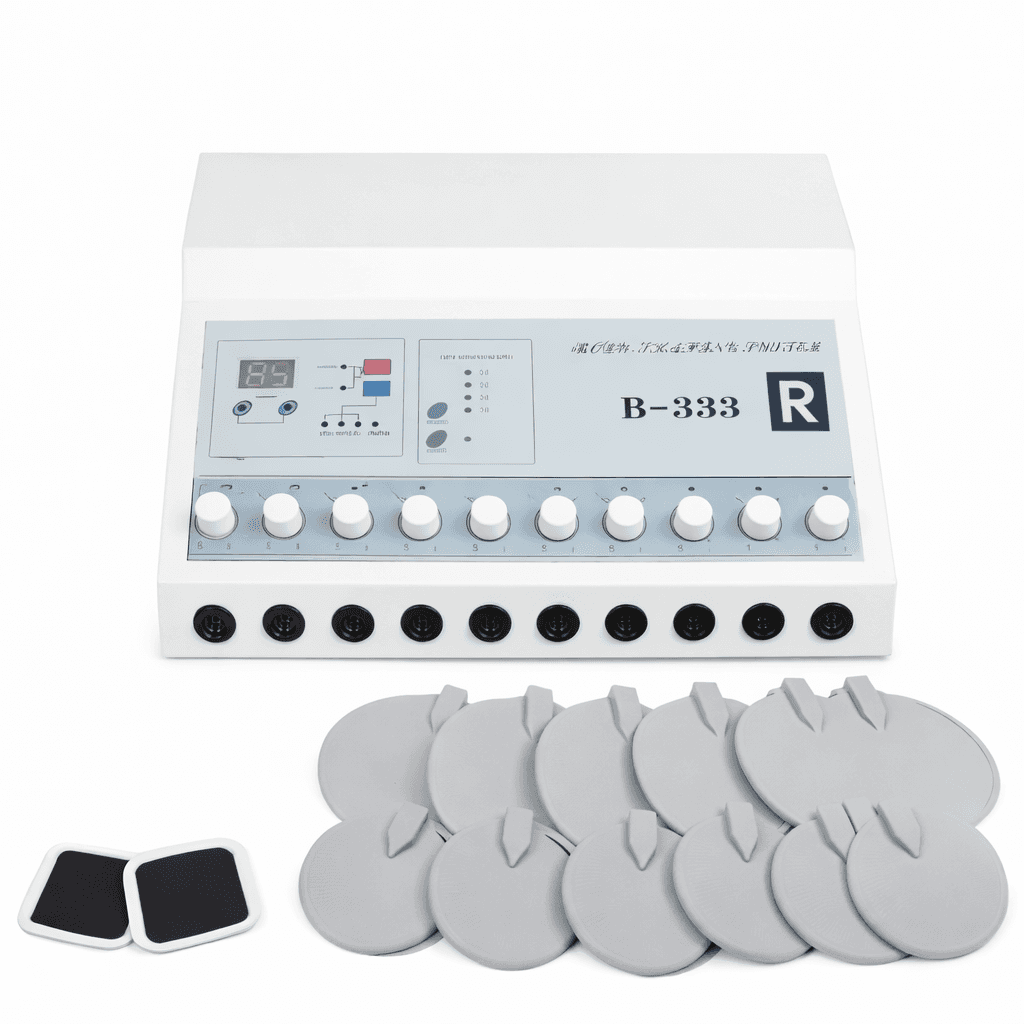 B-333 EMS Muscle Stimulator جهاز علاج بالتيارات الكهربائية لتحفيز العضلات – EMS / TENS / Faradic، صورة 2