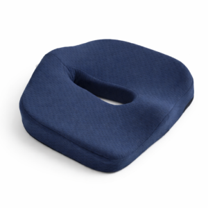 مخدة Coccyx Seat Cushion طبية ميموري فوم بفتحة خلفية لتخفيف الضغط على العصعص وأسفل الظهر