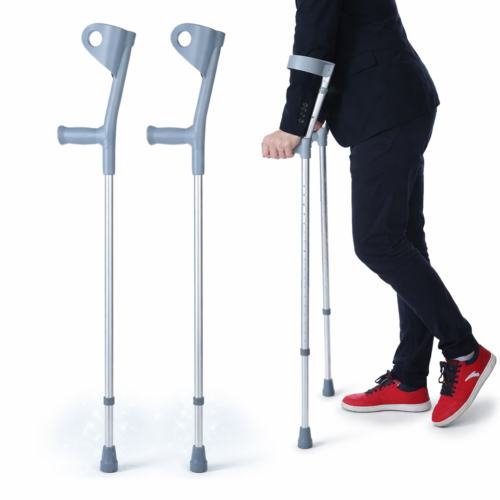 Elbow Crutch عكاز طبي كوع قابل لتعديل الطول أثناء الاستخدام لتوفير دعم وثبات أثناء المشي