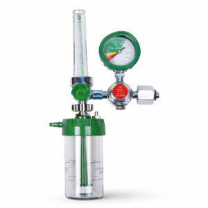 Medical Oxygen Regulator منظم أكسجين طبي بمقياس ضغط ومقياس تدفق وزجاجة ترطيب
