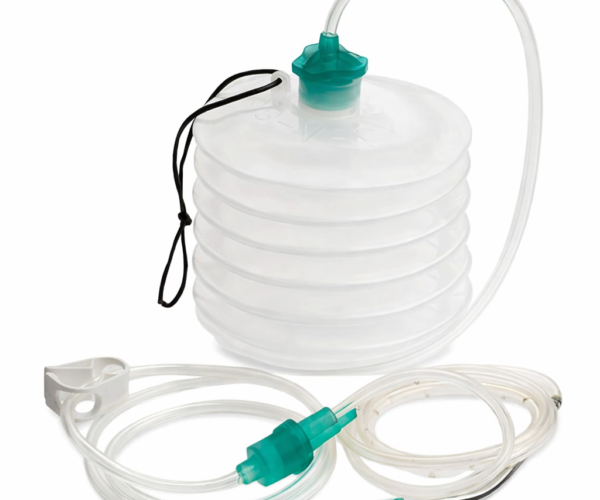 درنقة طبية لتصريف السوائل بعد العمليات الجراحية مع أنبوب مرن وخزان تجميع لتفريغ السوائل من الجروح